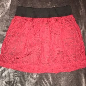 Stooshy Sz M BurgundySkirt,BlackStretchy waistband